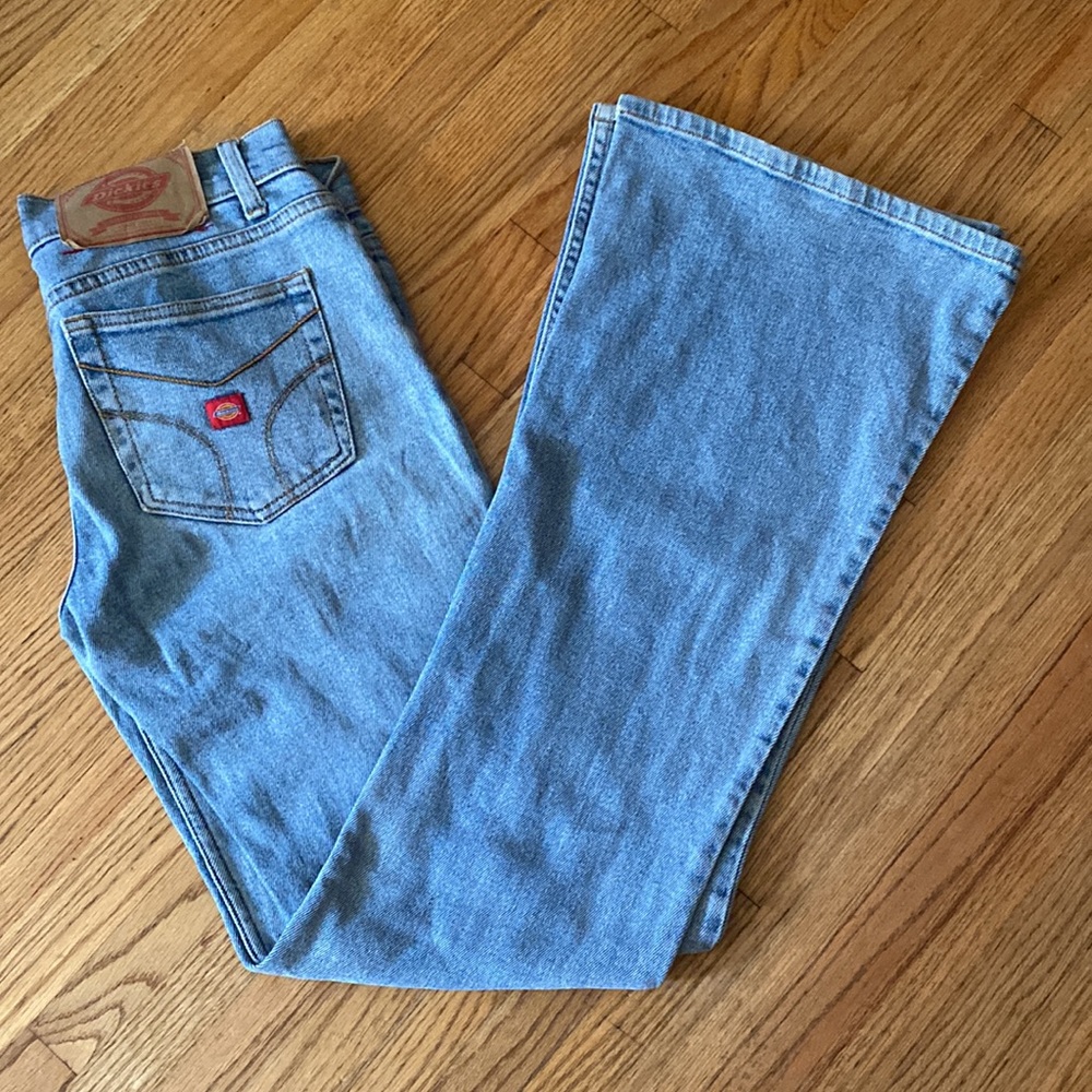 Y2K Dickies Light Wash Flare Jeans